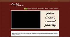 Desktop Screenshot of paon-bali.com